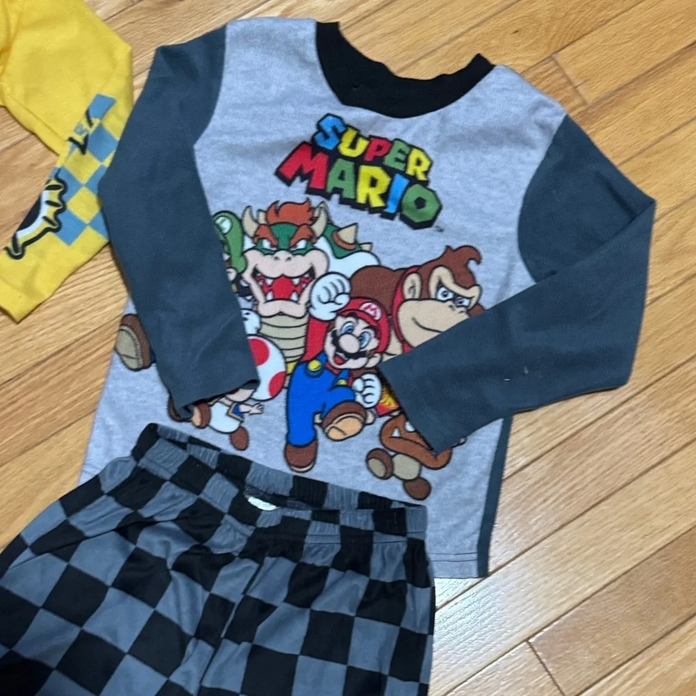 Kids Minions and Super Mario Pajama Set